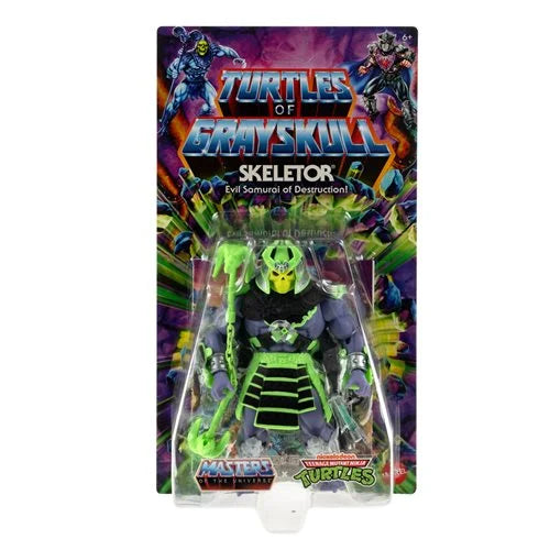 Mattel MOTU X TMNT Turtles of Grayskull Wave 3 Skeletor Action Figure