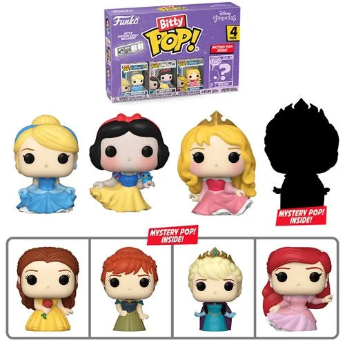 Funko Bitty Pop! Disney Princesses Cinderella Mini-Figure 4-Pack