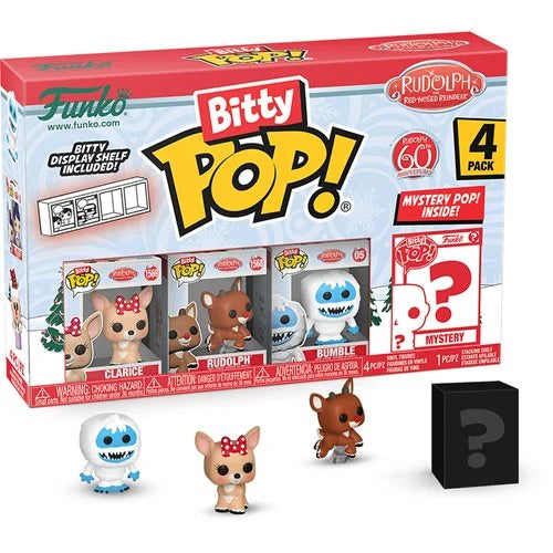 Funko Bitty Pop! Rudolph the Red-Nosed Reindeer Clarice Mini-Figure 4-Pack